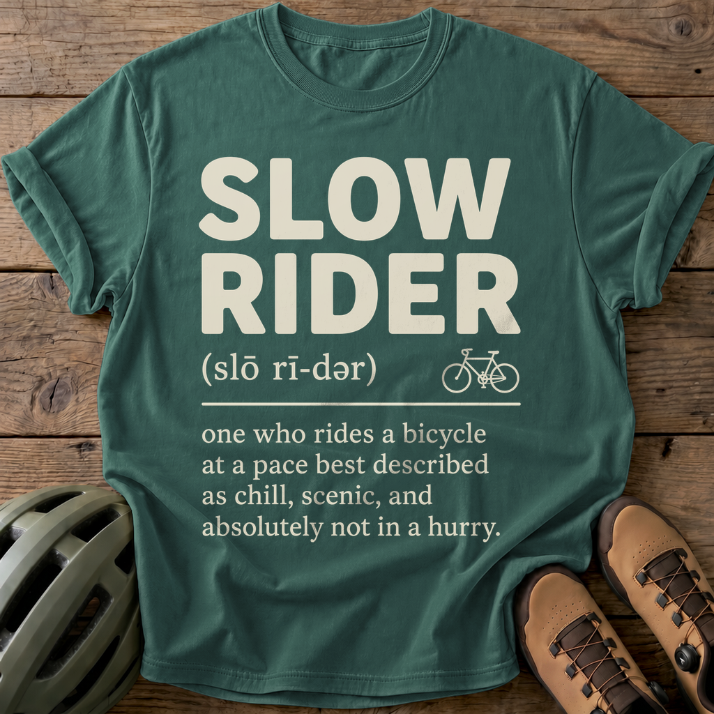 Slow Rider Tee — blue-spruce
