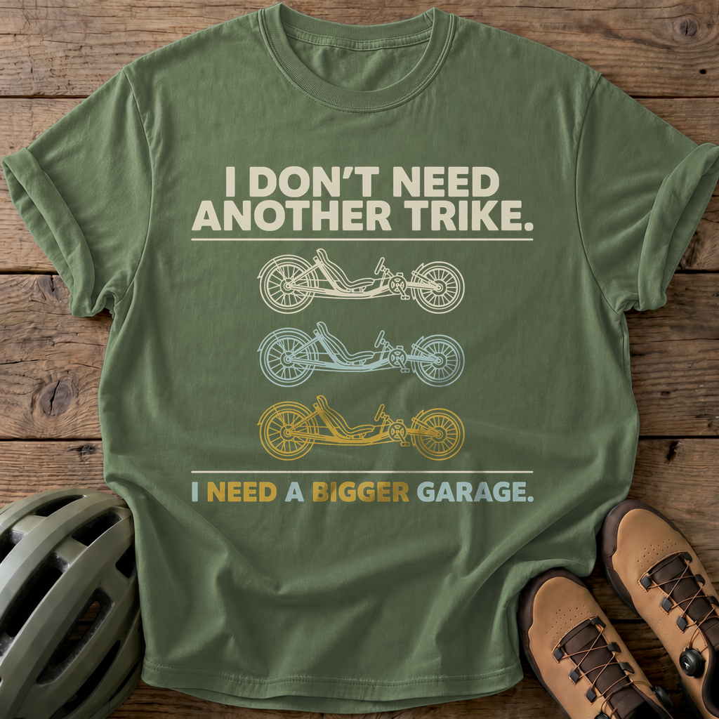 Bigger Garage Tee — moss