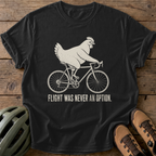 Flightless Cyclist Tee — black
