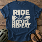 Ride Refuel Tee — navy