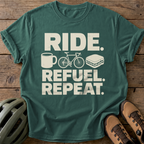 Ride Refuel Tee — blue-spruce