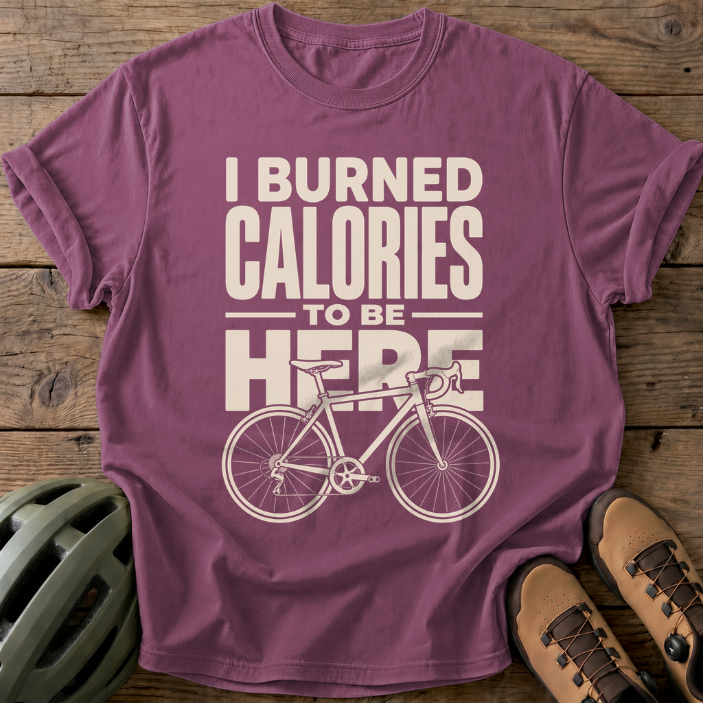 Burned Calories Tee — berry