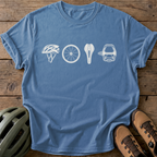 Cycling Essentials Tee — blue-jean