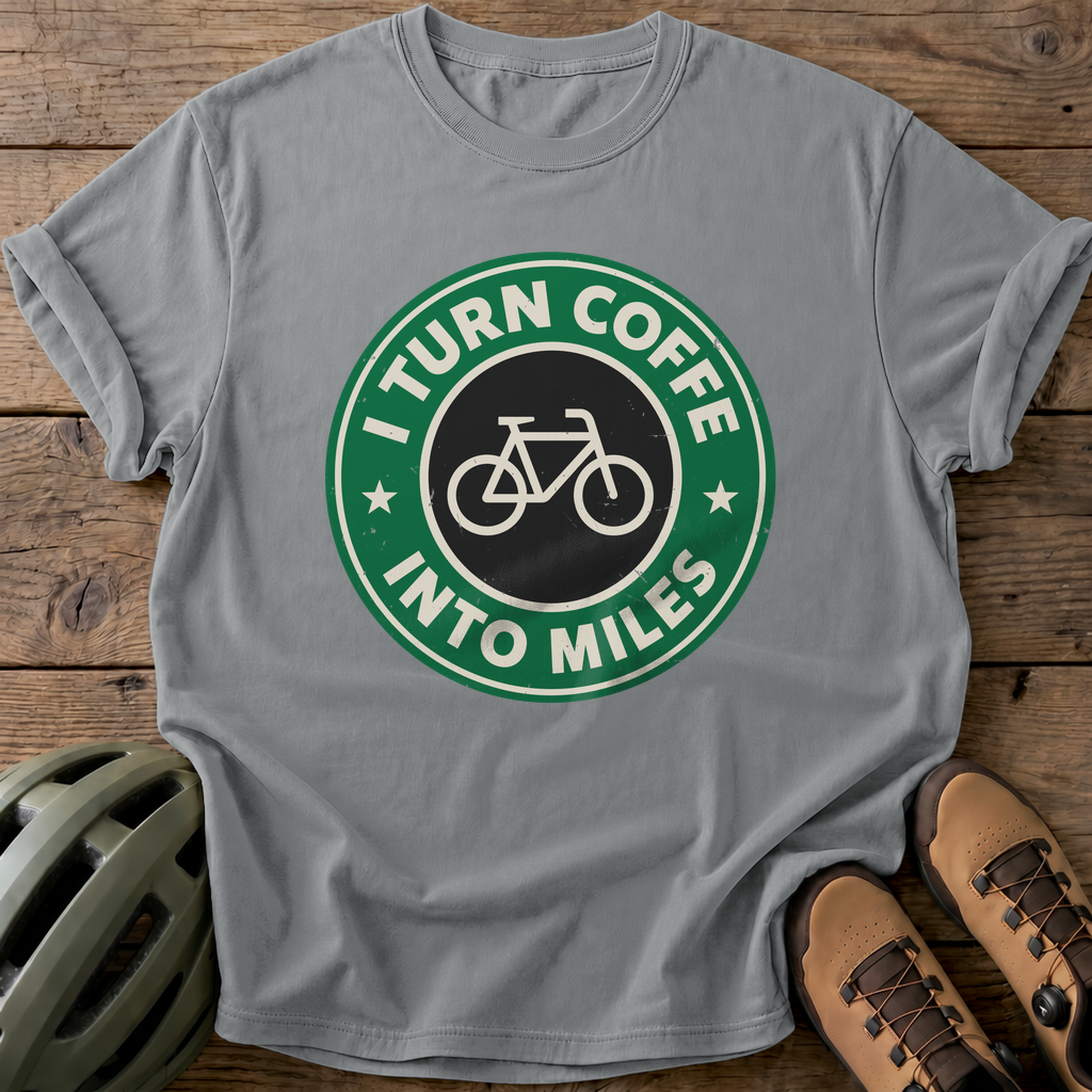 Coffee To Miles Tee — grey