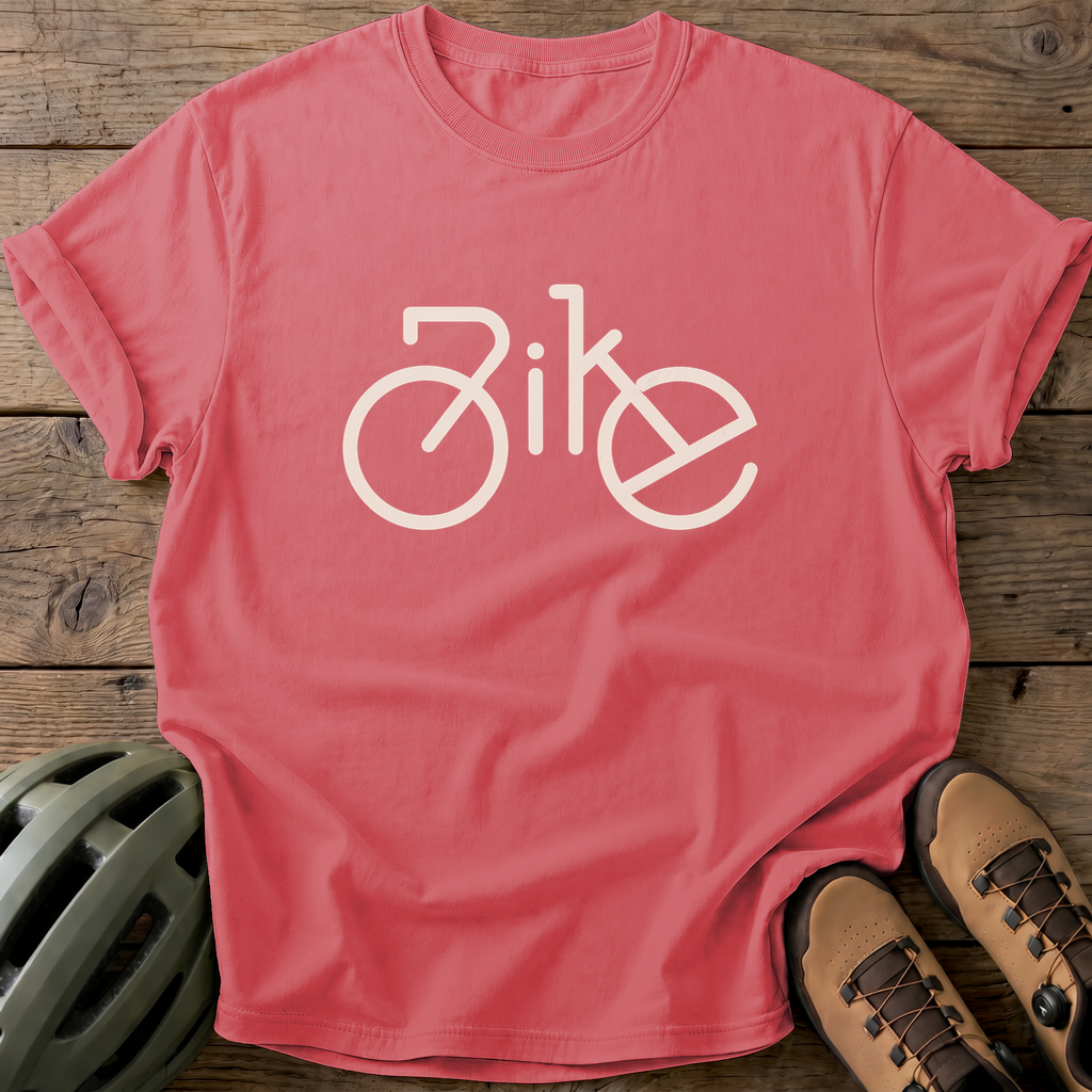 Bike Minimal Tee — watermelon