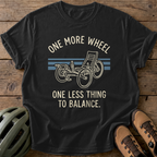 One More Wheel Tee — black