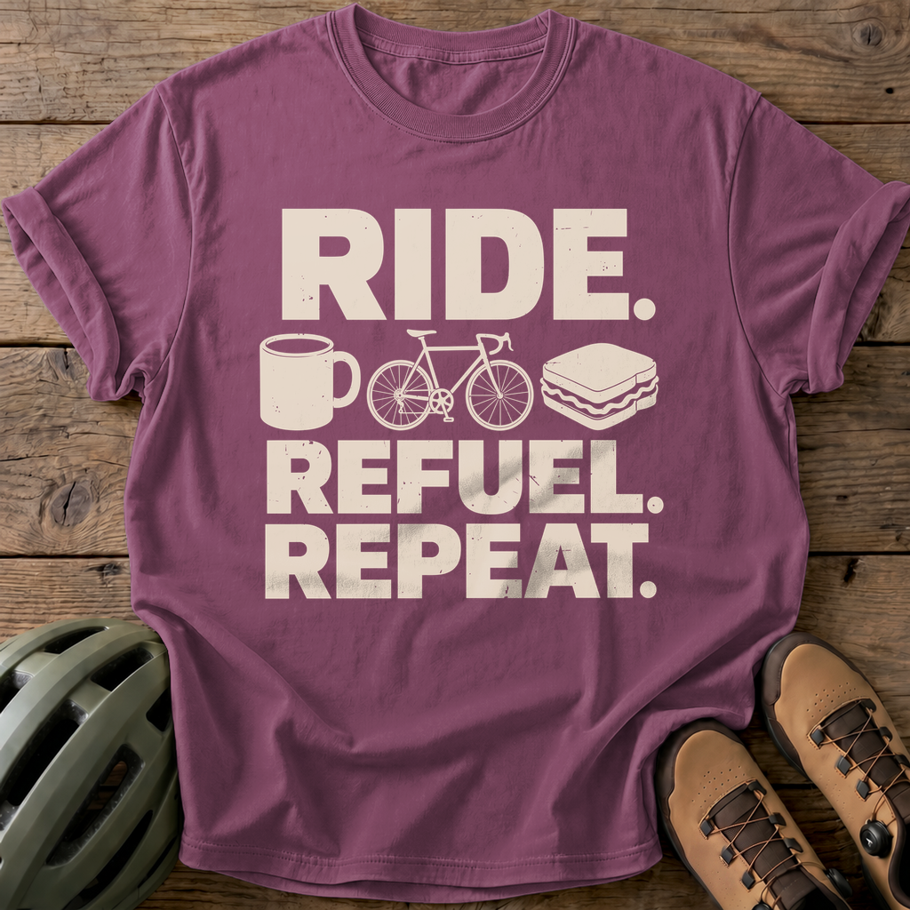 Ride Refuel Tee — berry