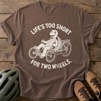 Two Wheels Tee — espresso
