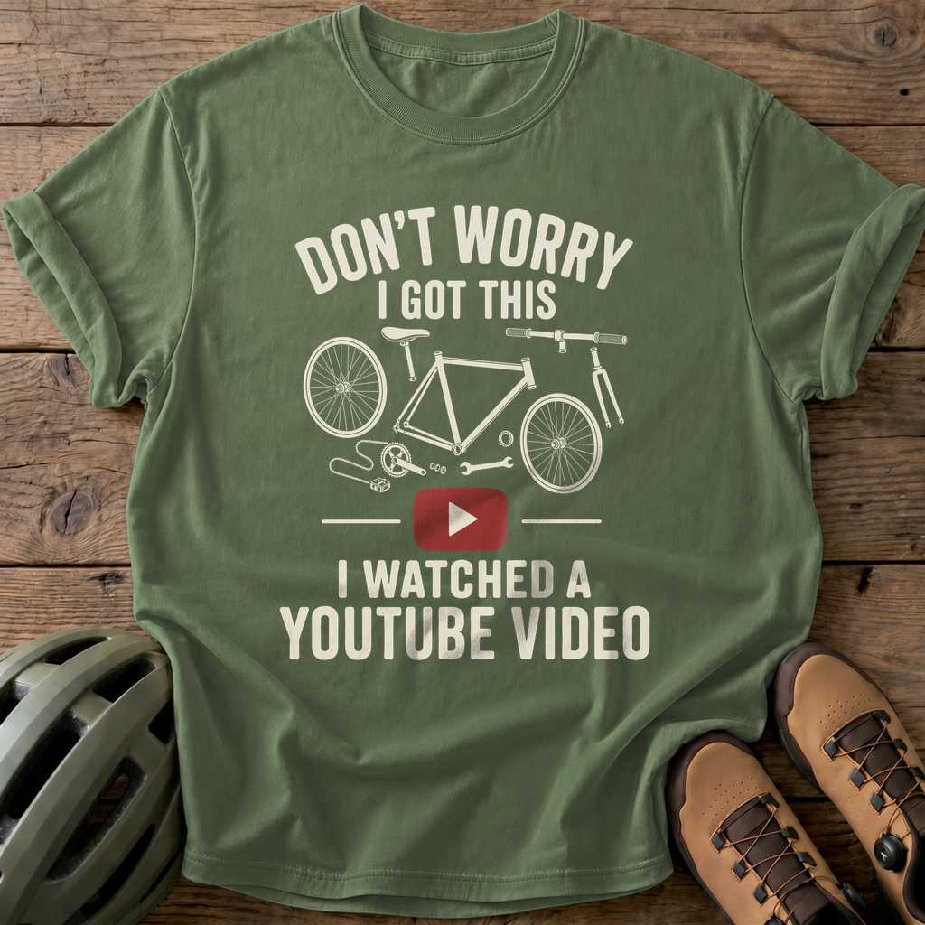 YouTube Mechanic Tee — moss