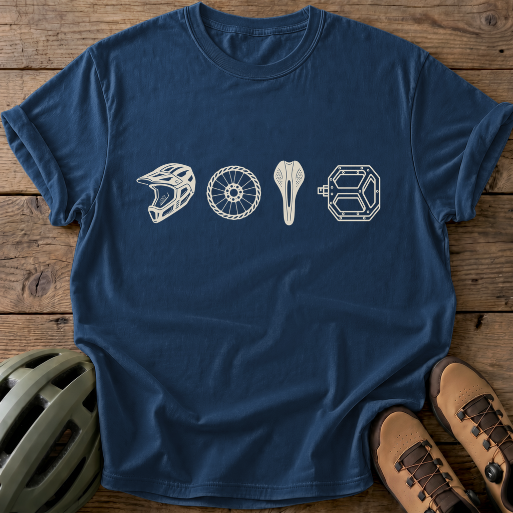 Cyclist Essentials Tee — navy