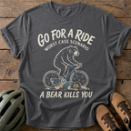 Bear Ride Tee — pepper