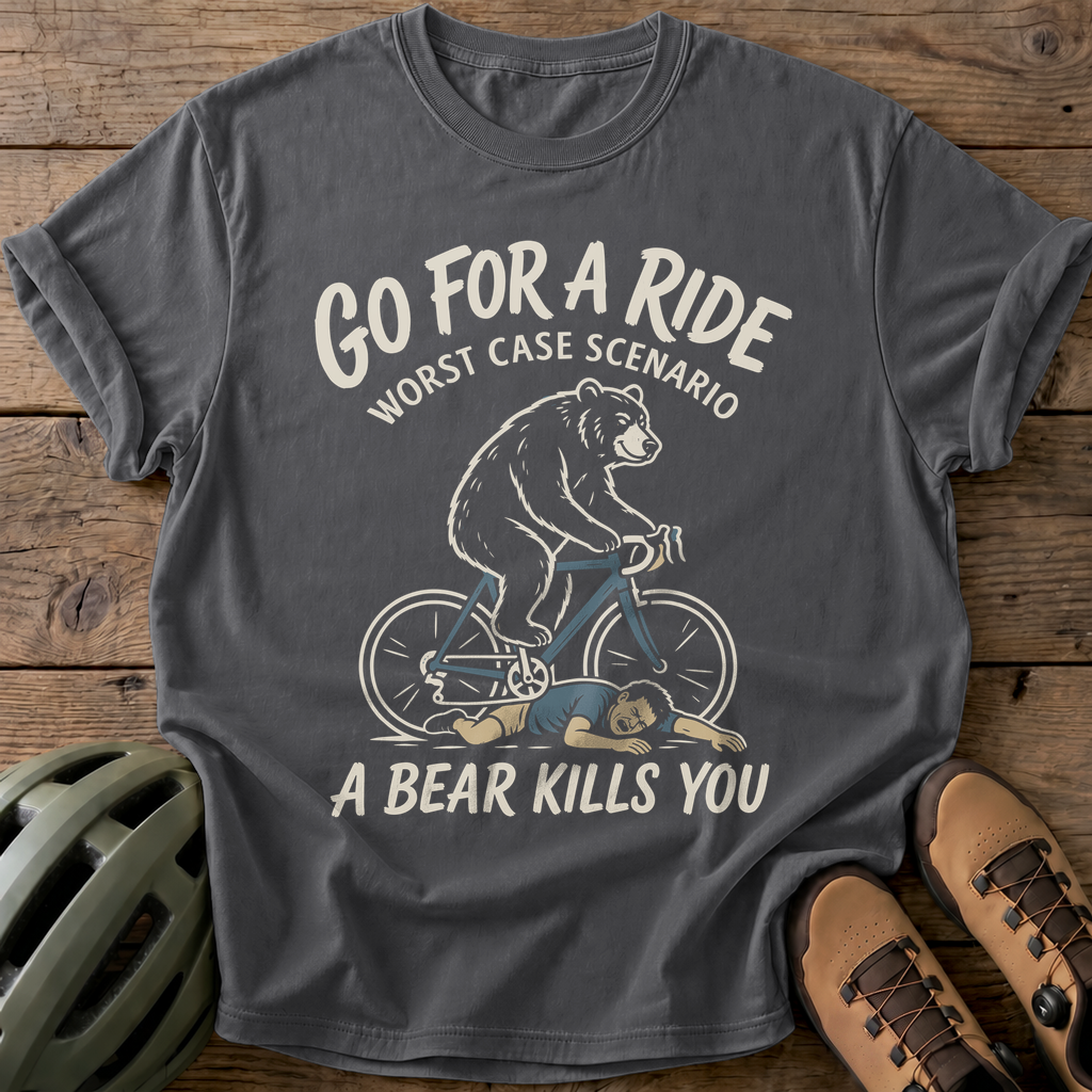 Bear Ride Tee — pepper