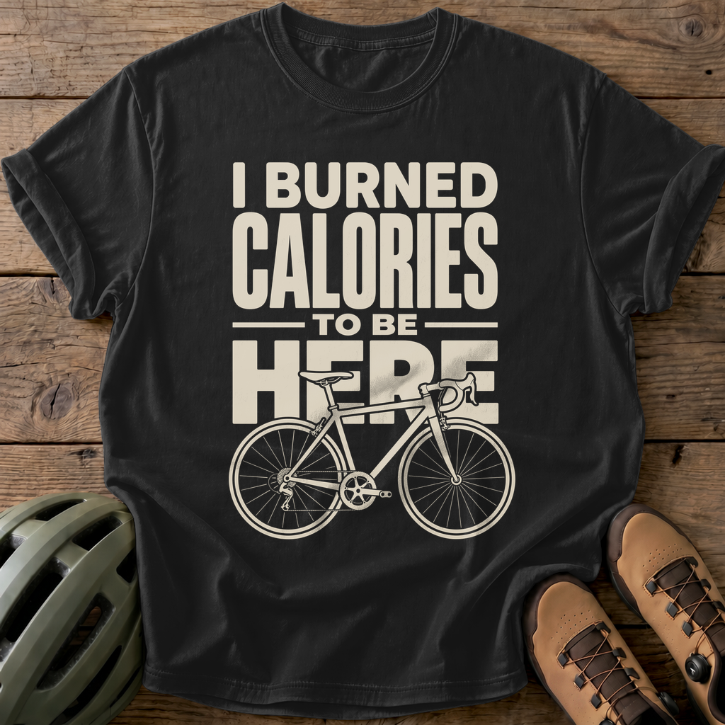 Burned Calories Tee — black