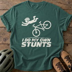 Own Stunts Tee — blue-spruce
