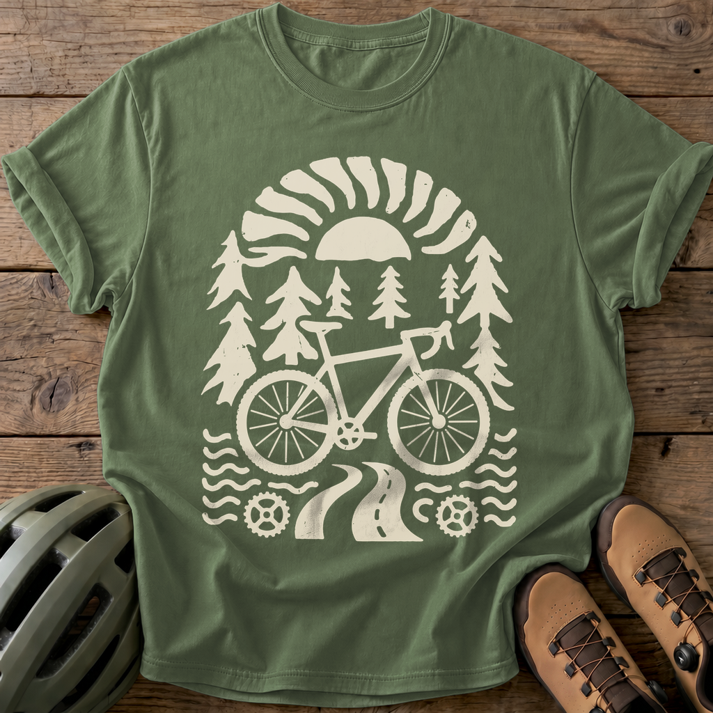 Forest Ride Tee — moss