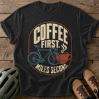 Coffee First Tee — black