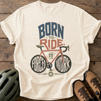 Born To Ride Tee — ivory