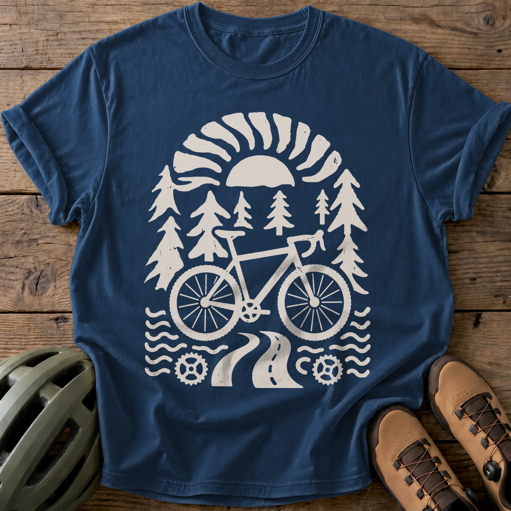 Forest Ride Tee — navy