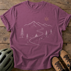 Mountain Path Tee — berry