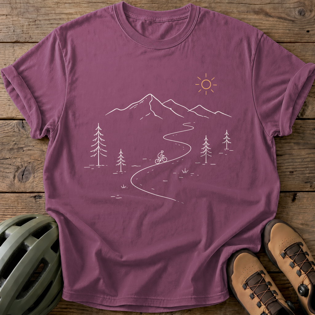 Mountain Path Tee — berry