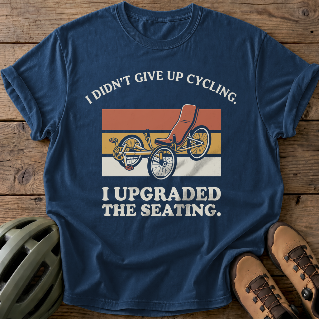 Upgraded Seating Tee — navy