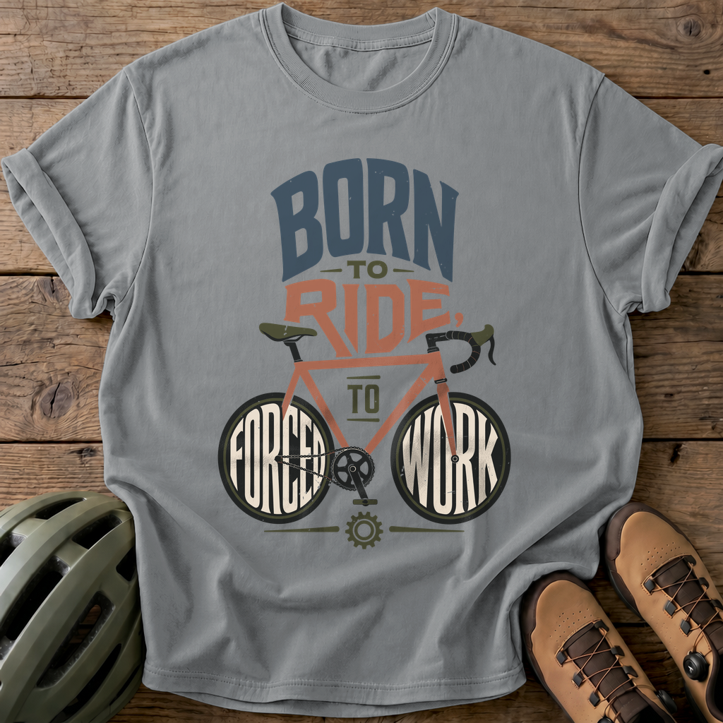 Born To Ride Tee — grey