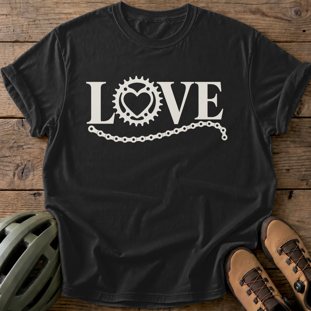 Love Chain Tee — black