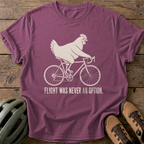 Flightless Cyclist Tee — berry