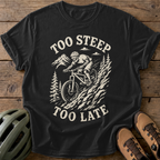 Too Steep Tee — black