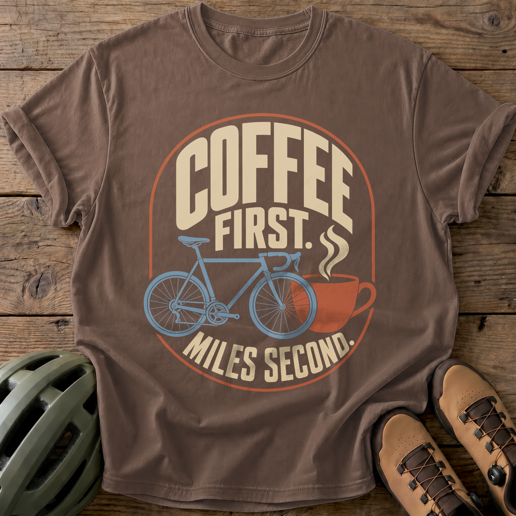 Coffee First Tee — espresso