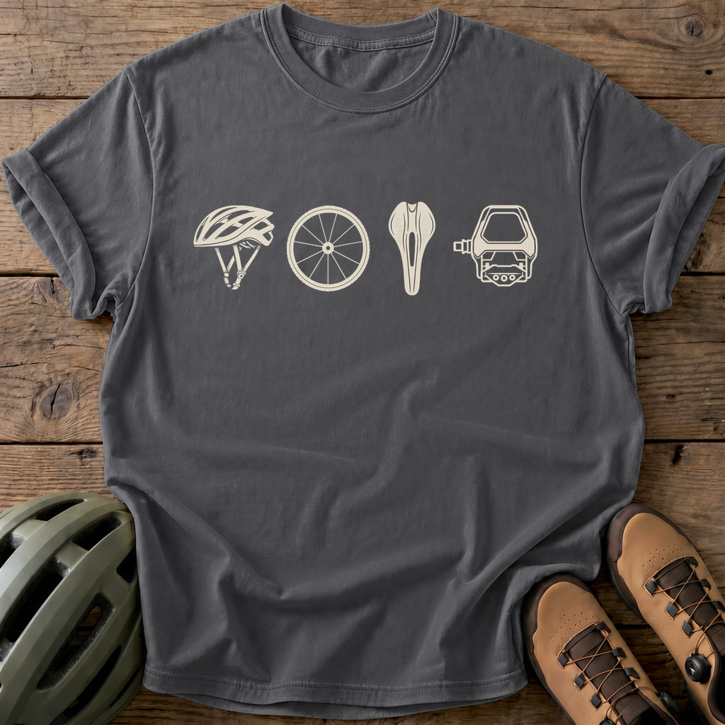 Cycling Essentials Tee — pepper