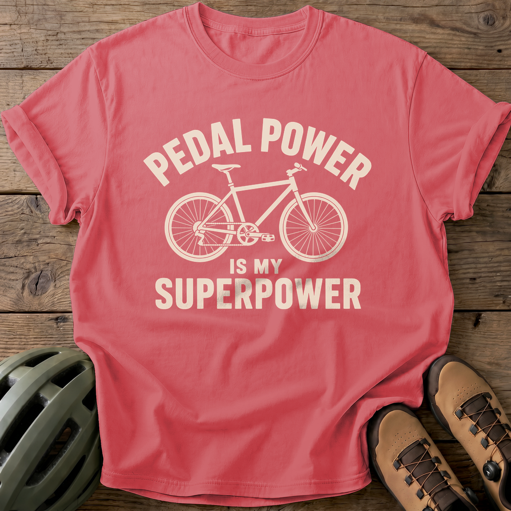 Pedal Power Tee — watermelon