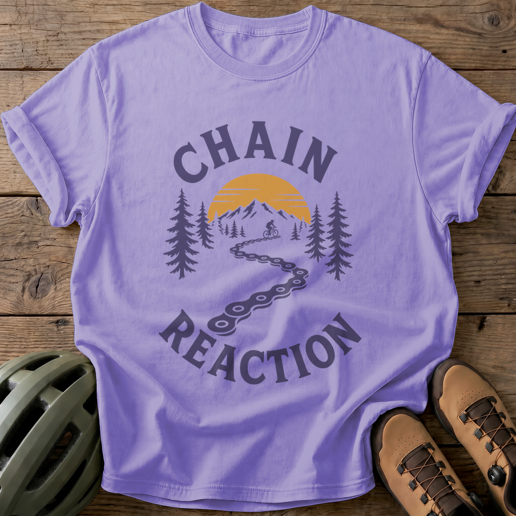 Chain Reaction Tee — violet