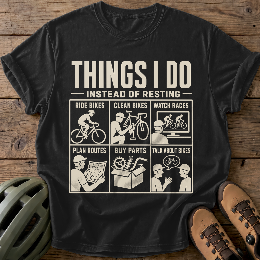 Things I Do Tee — black