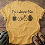 Simple Man Tee — mustard