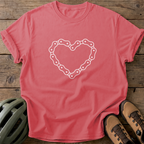 Chain Heart Tee — watermelon