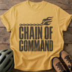 Chain Command Tee — mustard
