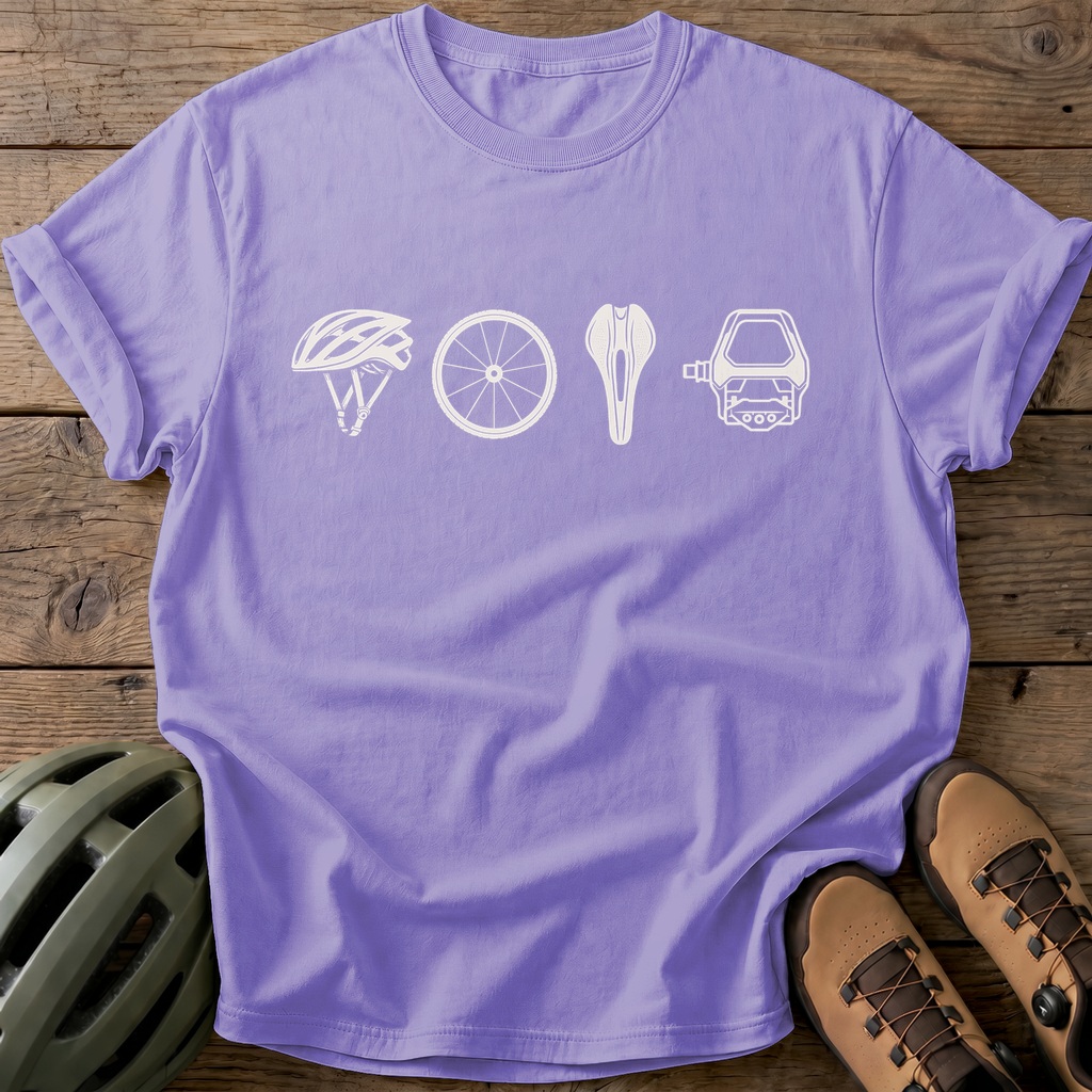 Cycling Essentials Tee — violet
