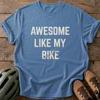 Awesome Bike Tee — blue-jean