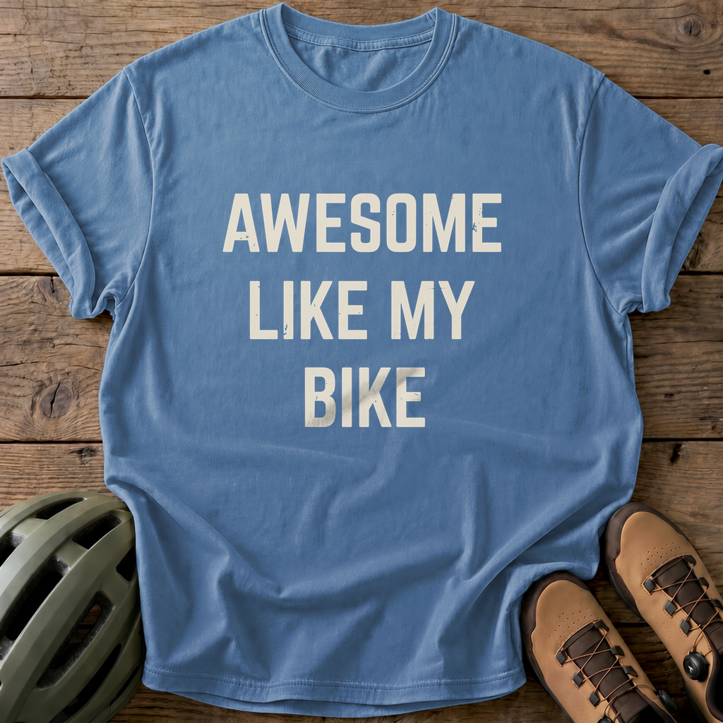 Awesome Bike Tee — blue-jean