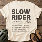 Slow Rider Tee — ivory