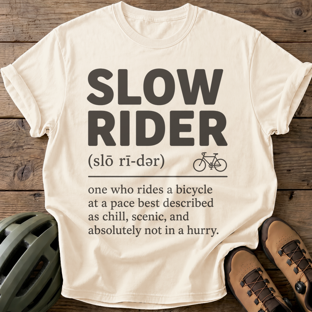 Slow Rider Tee — ivory