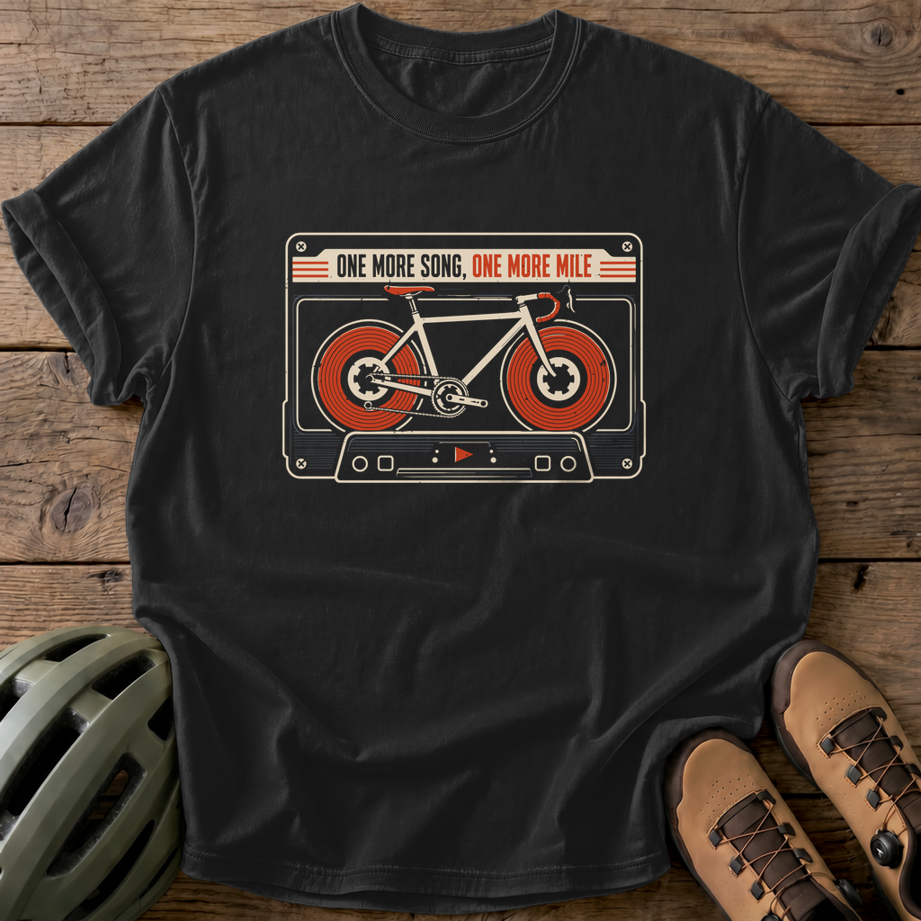 One More Mile Tee — black