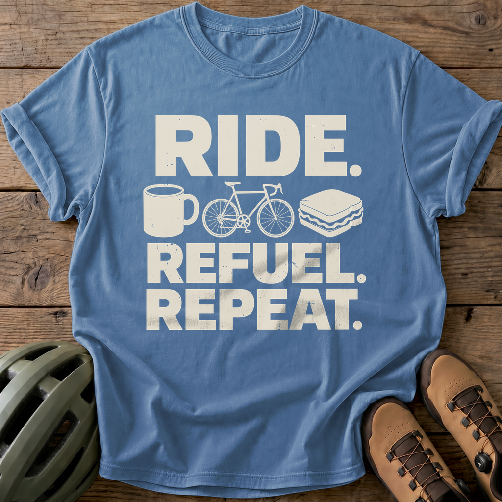 Ride Refuel Tee — blue-jean
