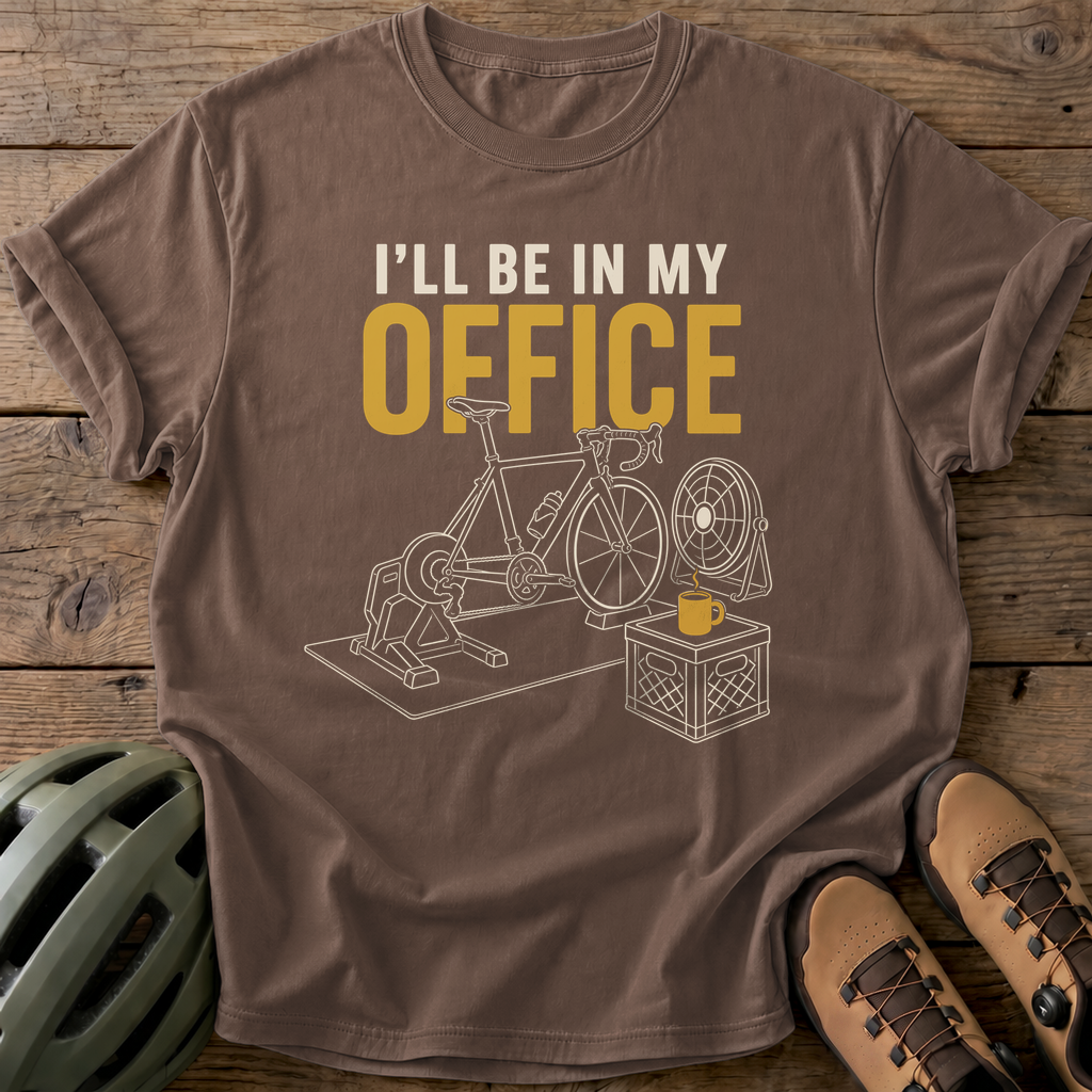 In My Office Tee — espresso