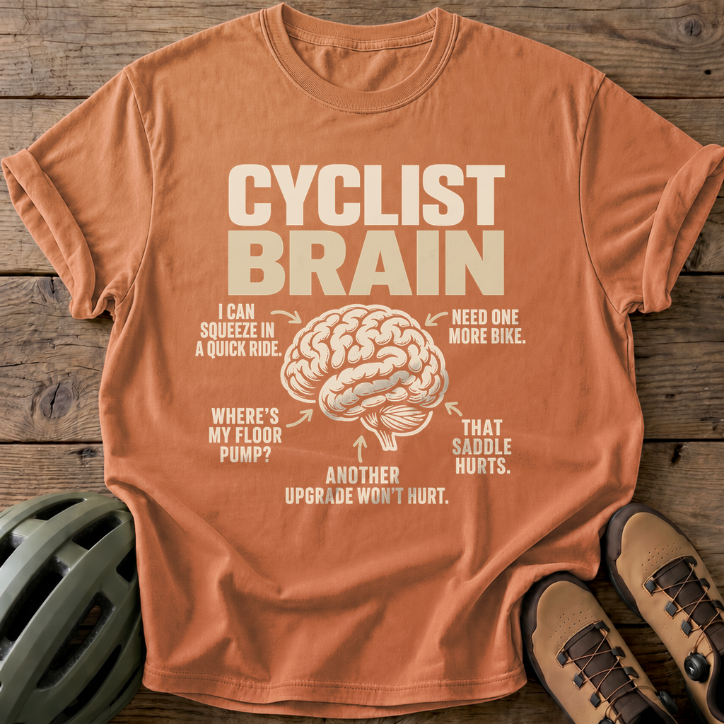 Cyclist Brain Tee — yam