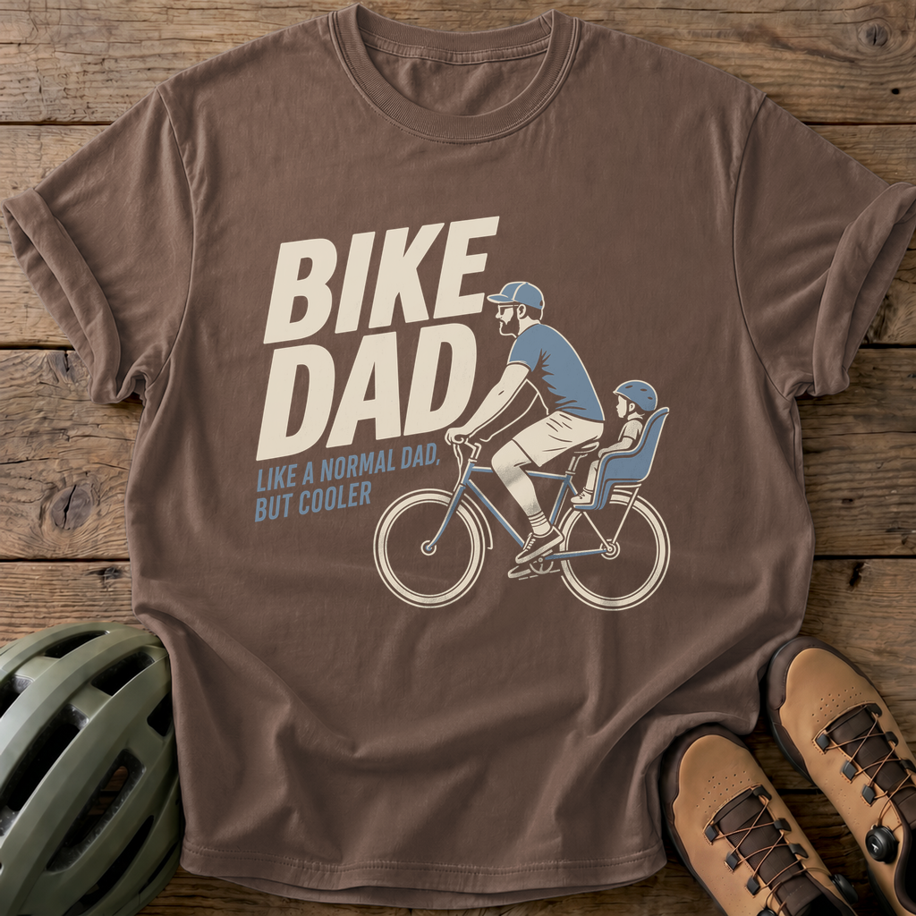 Bike Dad Tee — espresso