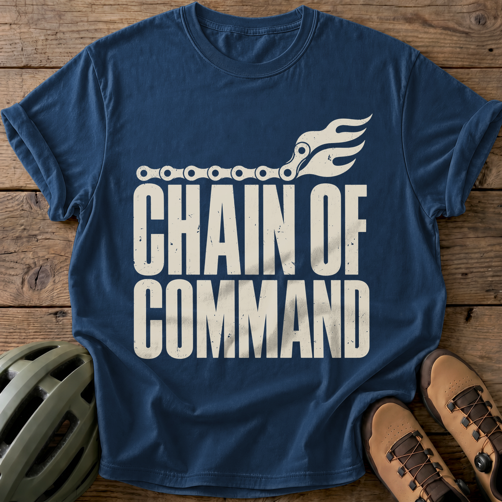 Chain Command Tee — navy