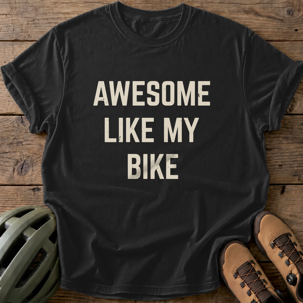 Awesome Bike Tee — black