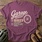 Garage Inventory Bikes Tee — berry